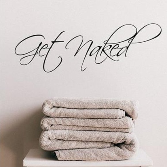 NEW Creative Bathroom Wall Shower Decal - Picture 3 of 4